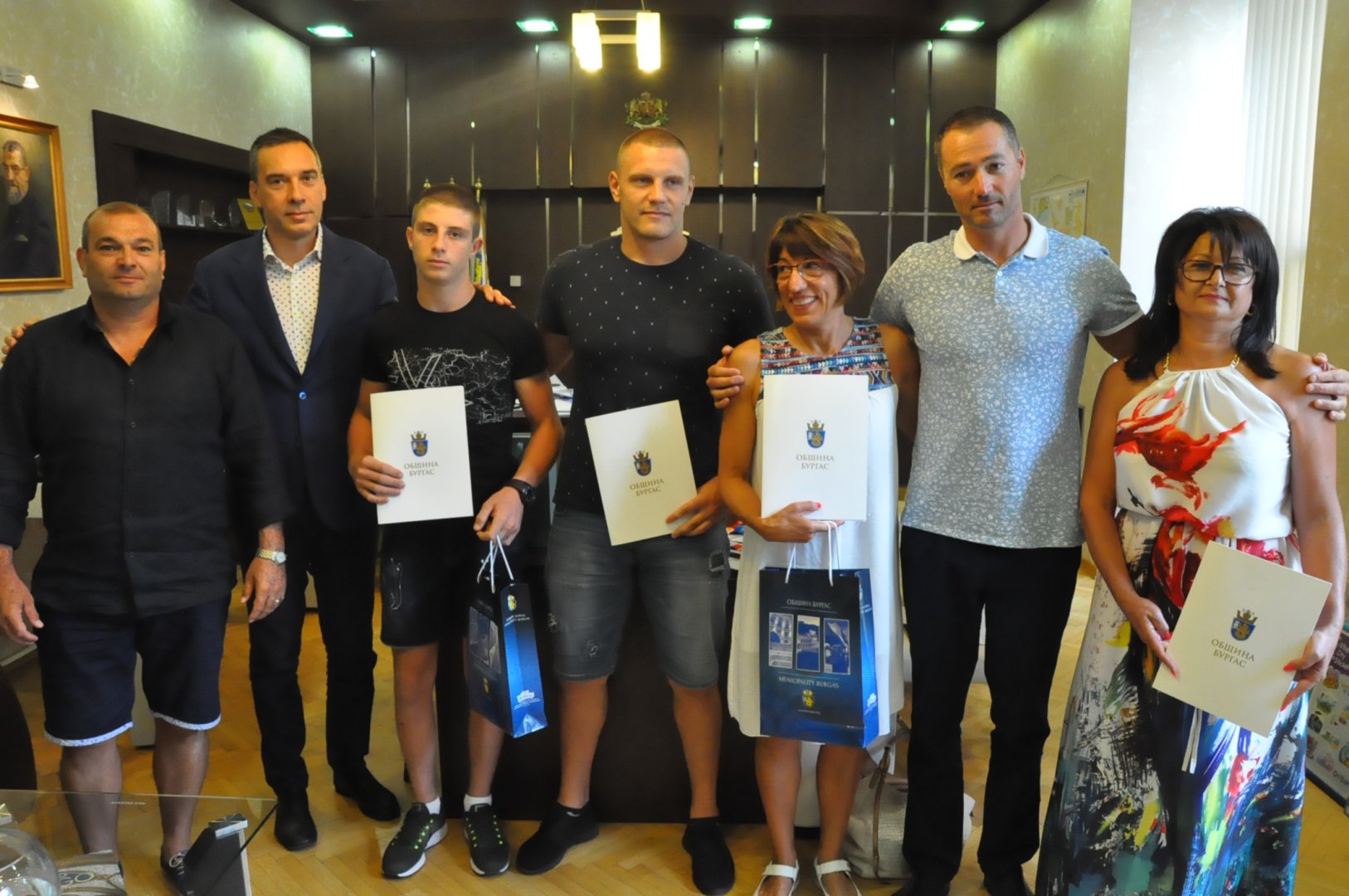 Бургаски спортисти получиха признание за постигнатите от тях успехи на европейски и световни първенства - E-Burgas.com