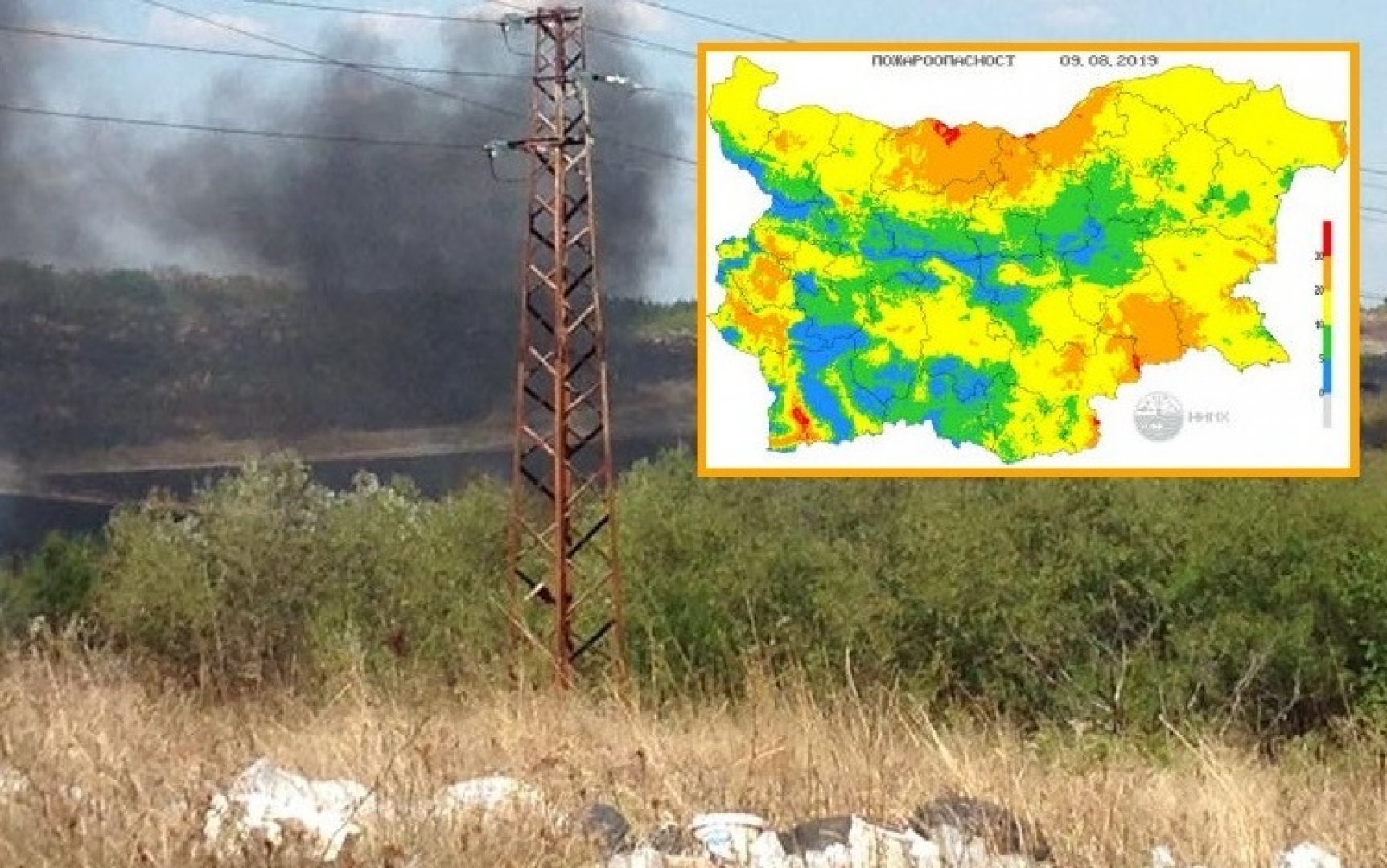 Повишава се опасността от пожари край Бургас  - E-Burgas.com