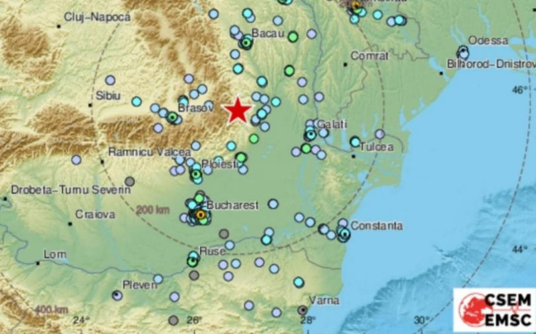 Силно земетресение в Румъния бе усетено и в България - E-Burgas.com