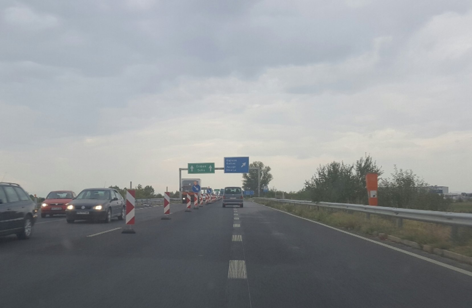 Отново ограничават движението към Бургас по магистралата - E-Burgas.com
