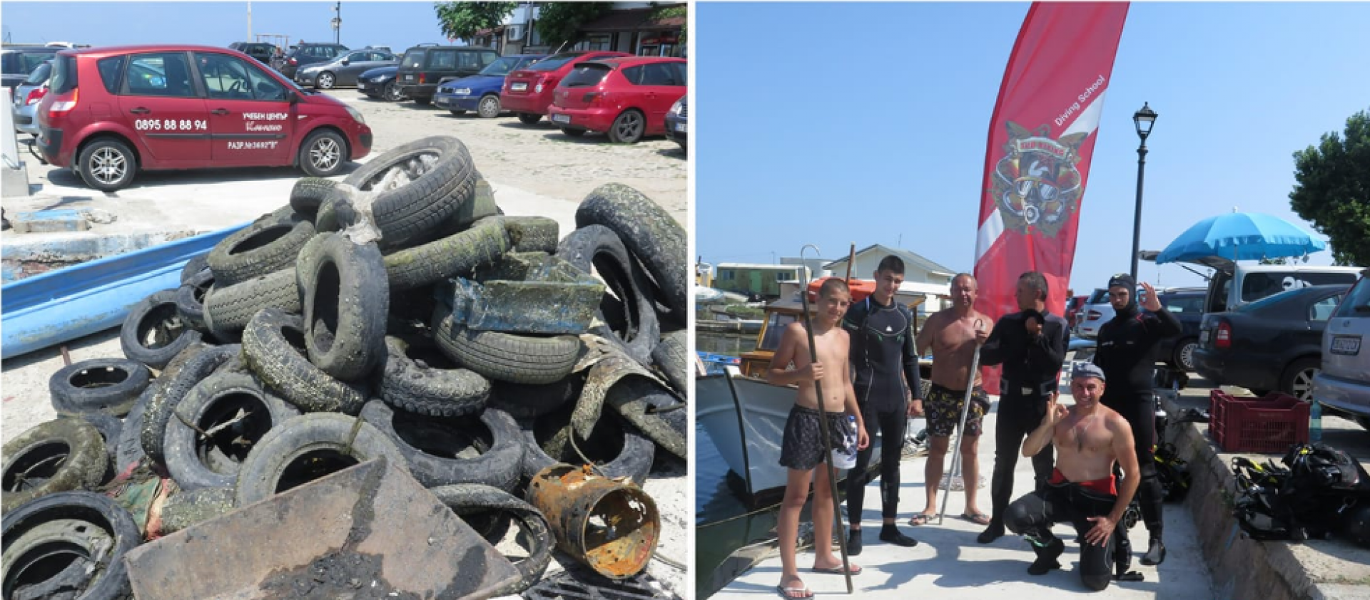 Водолази извадиха десетки гуми от морето в Созопол - E-Burgas.com