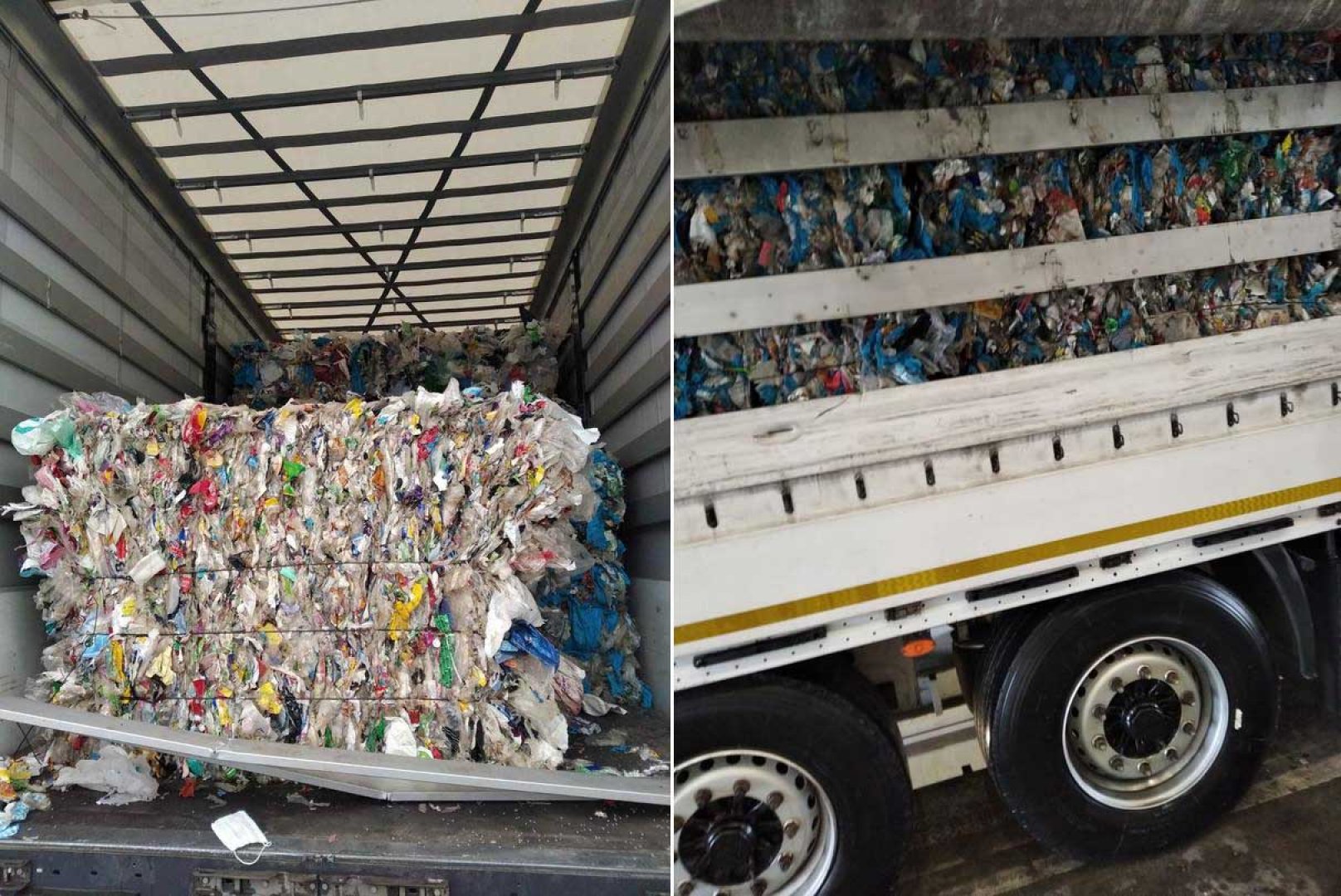 Камиони с тонове пластмасови отпадъци са задържани на границата с Турция (Снимки) - E-Burgas.com