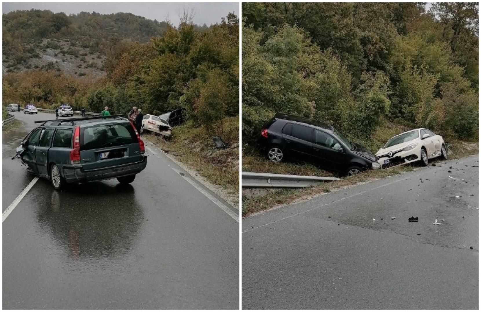 Три автомобила катастрофираха край Малко Търново, двама души са в болница - E-Burgas.com