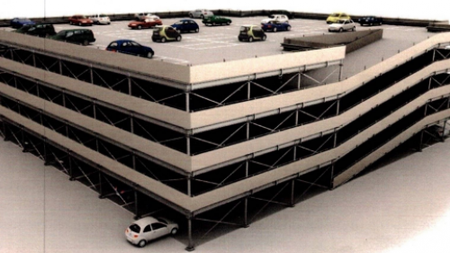 Примерен надземен многоетажен монтажен паркинг