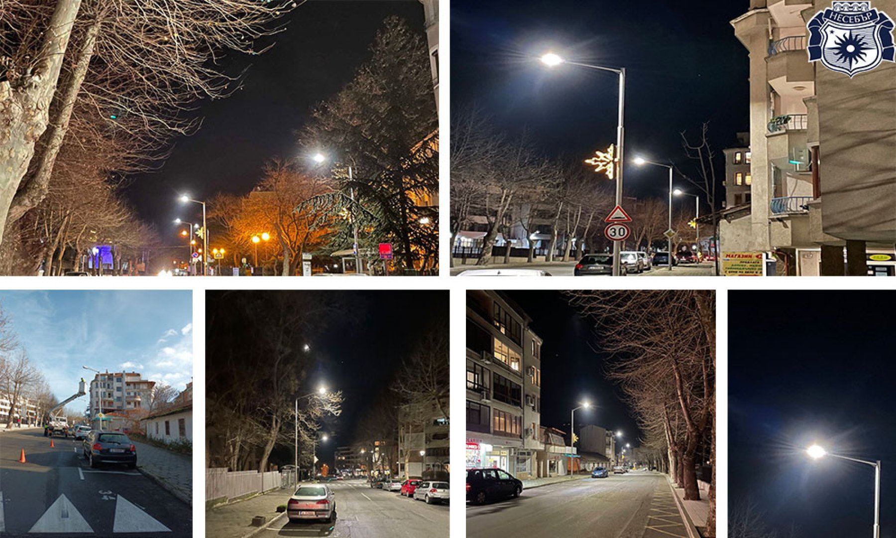 Продължава обновяването на уличното осветление в Несебър - E-Burgas.com