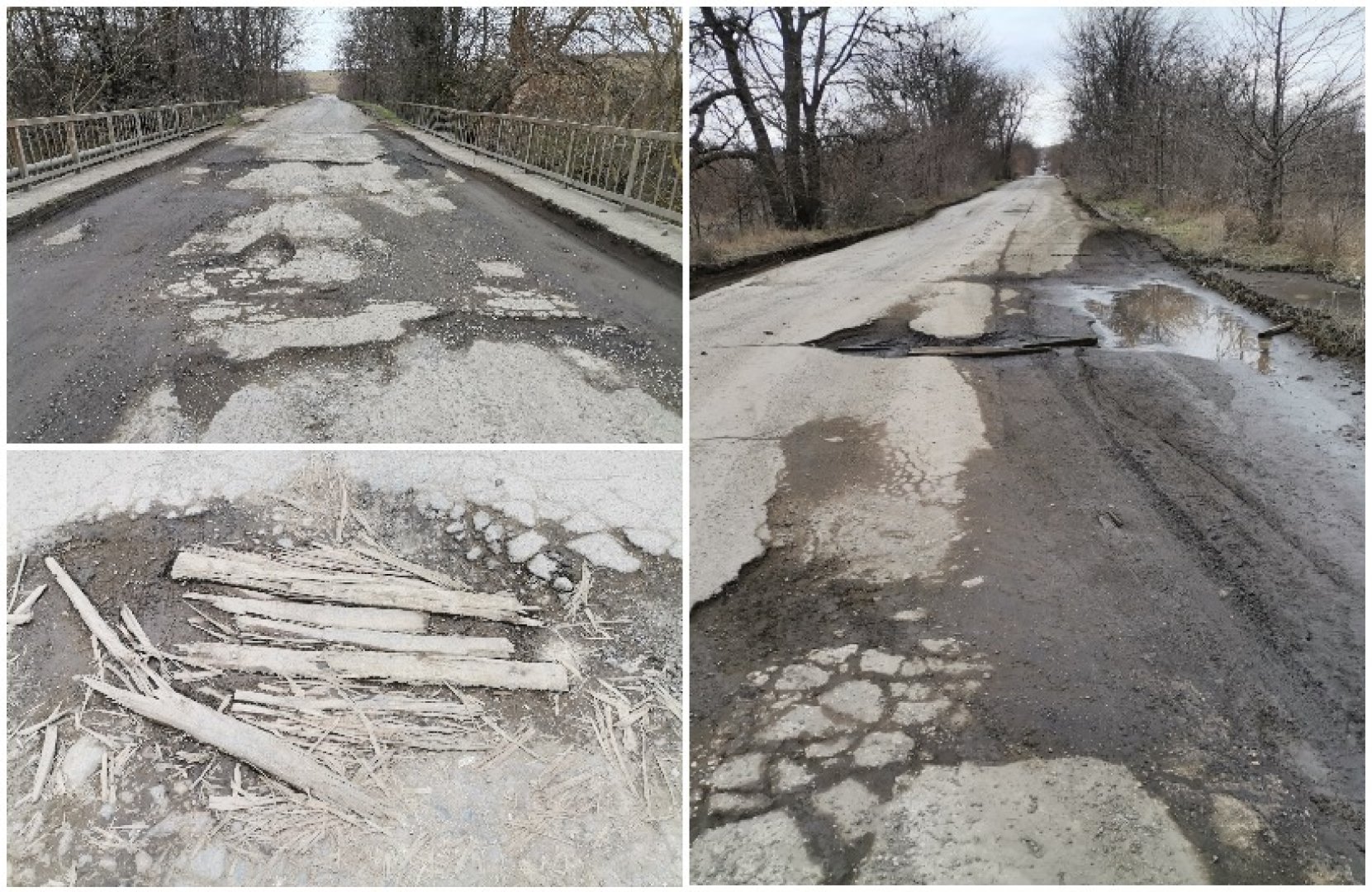 В Дебелт настояват за спешен ремонт на опасен път, дупките са запълнени с дъски - E-Burgas.com