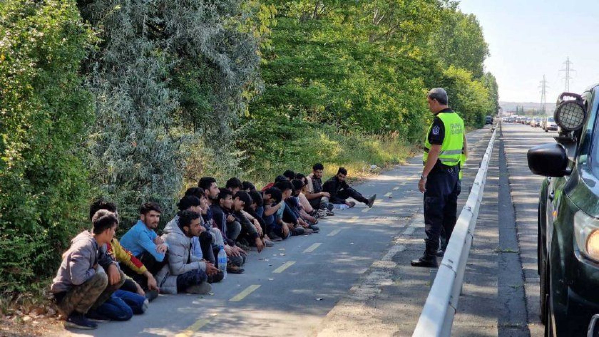 Спецакция срещу нелегални мигранти на АМ 