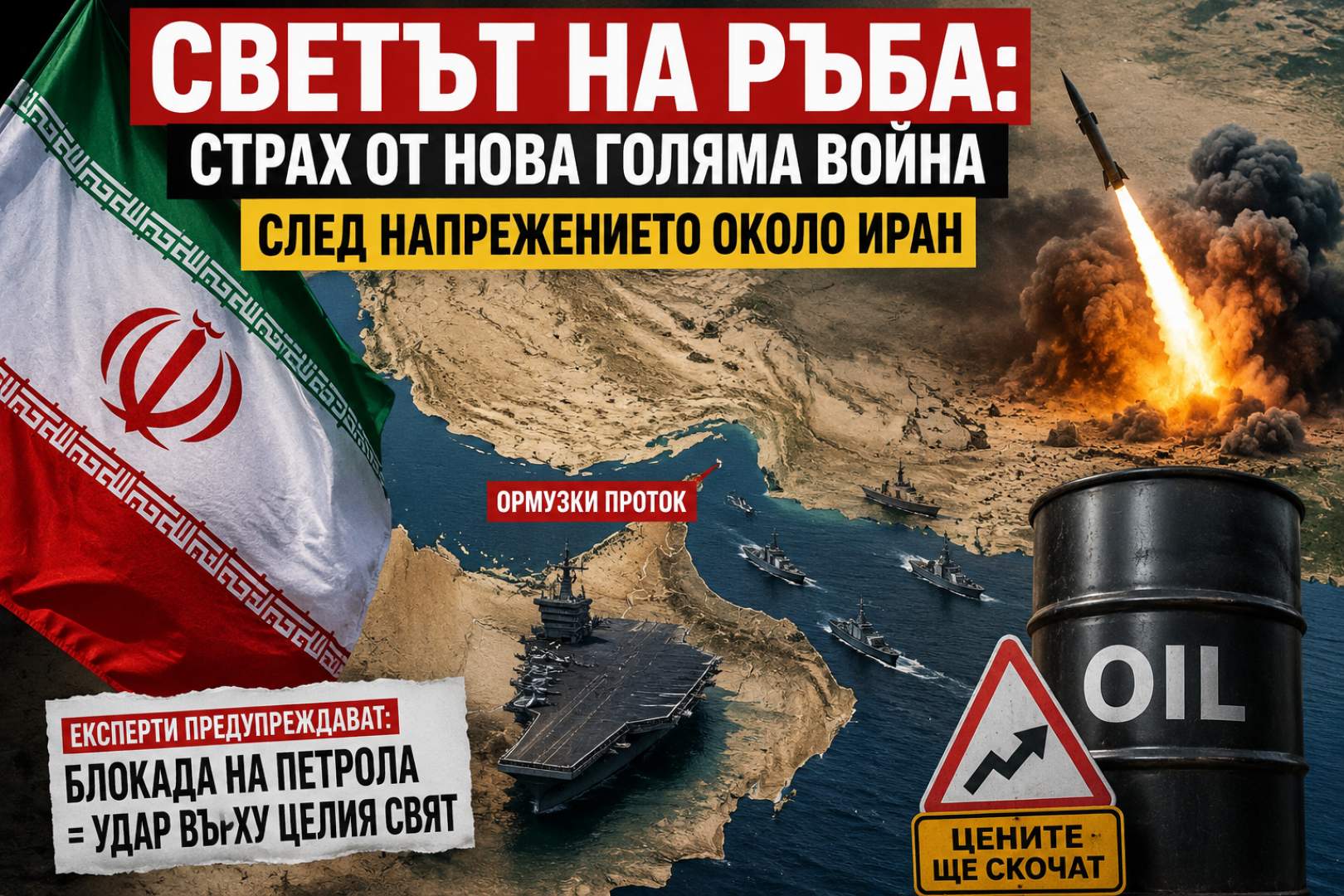 Светът на ръба: страх от нова голяма война след напрежението около Иран - E-Burgas.com