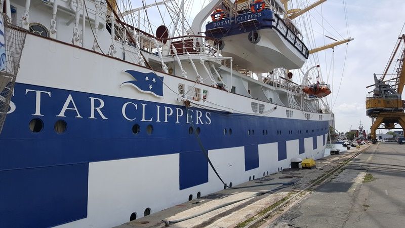 Royal Clipper дойде в Бургас с пълния си блясък (Снимки и Видео) - E-Burgas.com