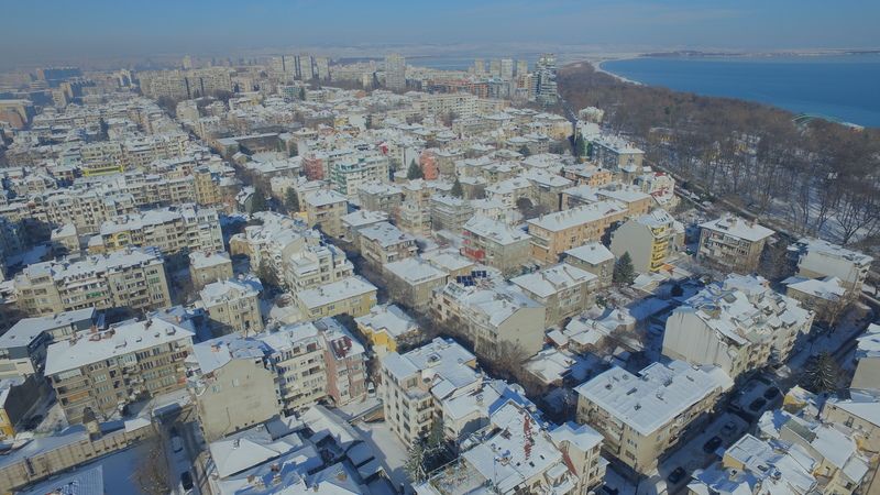 Красота и спокойствие: Вижте снежен Бургас, както го виждат птиците (видео)  - E-Burgas.com