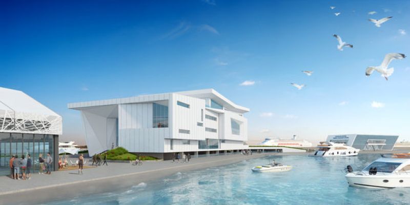 Нова модерна сграда изниква между Магазия 1 и Морска гара (снимки)  - E-Burgas.com
