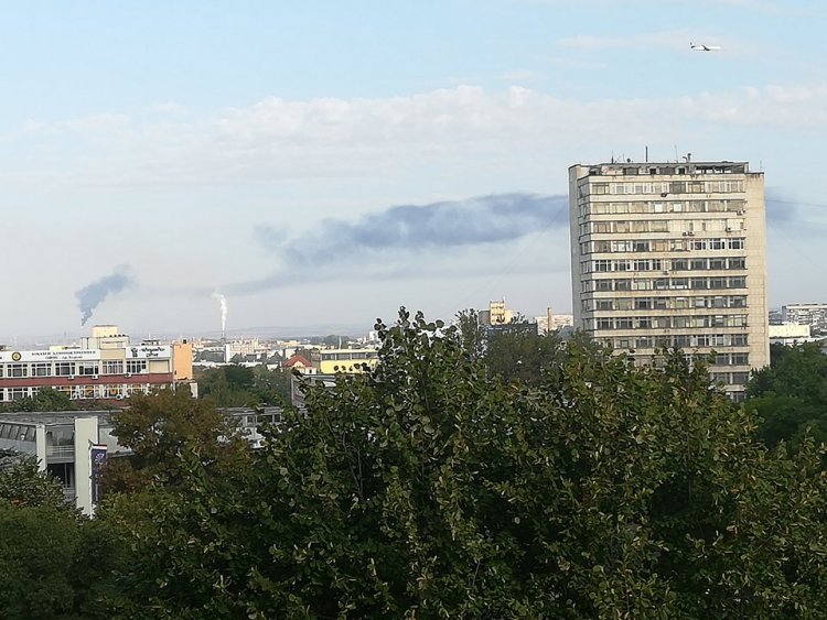 Облак дим надвисна над Бургас - E-Burgas.com