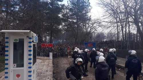 Жандармерия около „Капитан Андреево“ заради ситуацията на турско-гръцката граница - E-Burgas.com