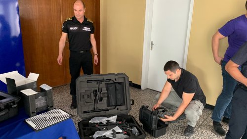 Бургаската полиция получи специален дрон от британски колеги (Снимки) - E-Burgas.com