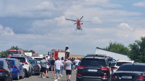 Тежка катастрофа затвори АМ „Тракия“ на около 50 км от Бургас, медицински хеликоптер кацна на платното - E-Burgas.com